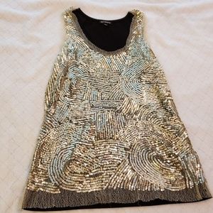 Gold Sequin Top